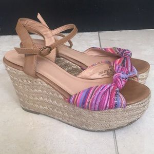 Espadrille Wedge Shoes 6.5